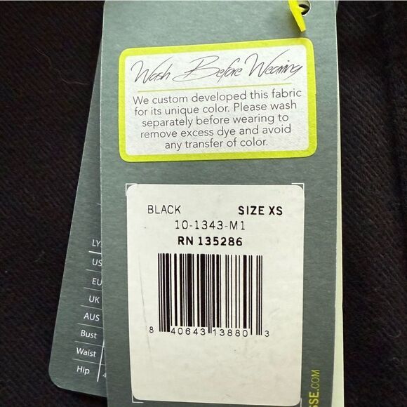 Lyssé Noho Denim Zip Legging Black XS NWT - Picture 7 of 7